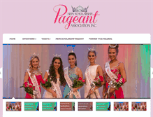 Tablet Screenshot of nepapageant.com